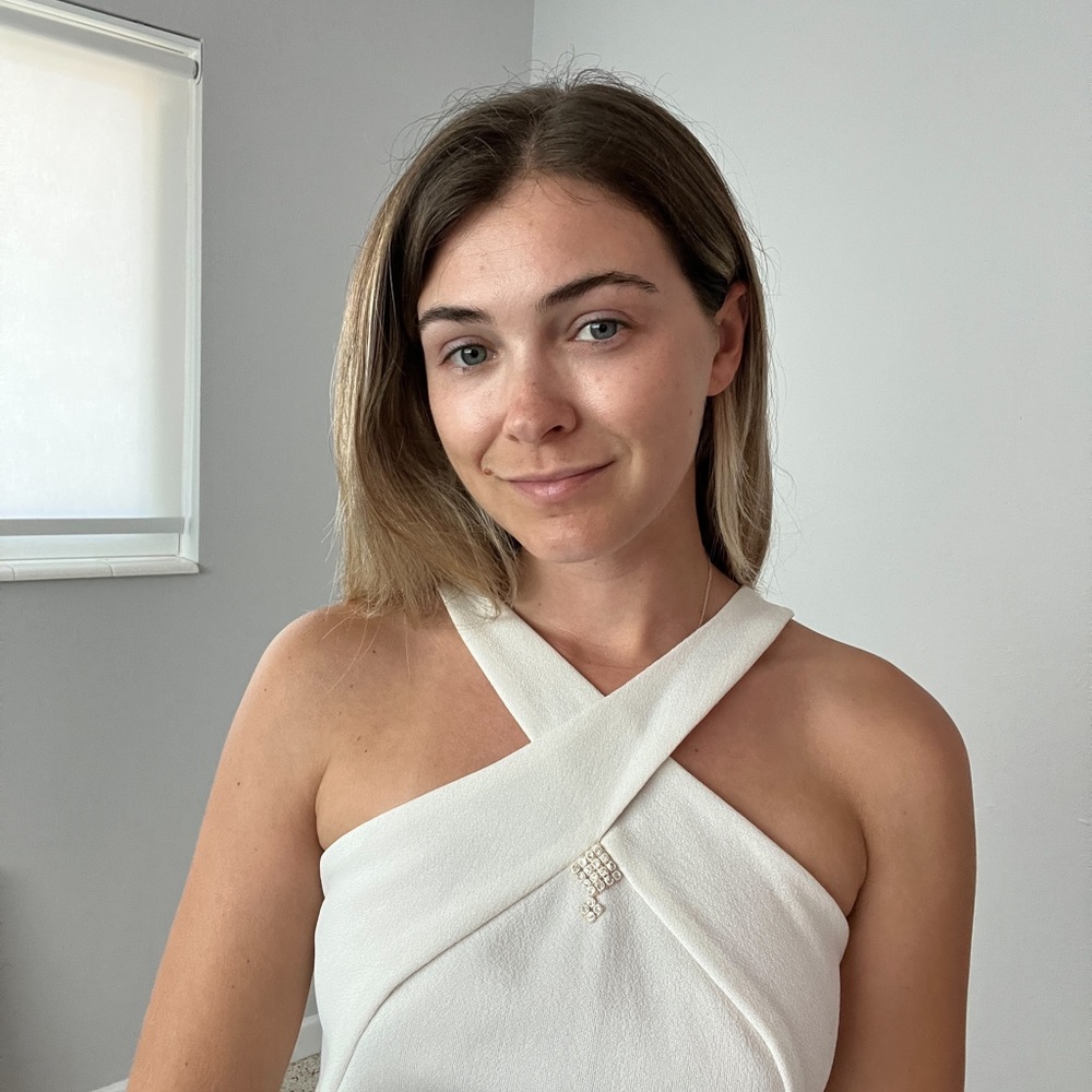 Vintage white formal dress